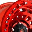Picture of Alloy wheel D101 Zephyr Beadlock Candy Red Fuel