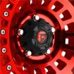 Εικόνα της Alloy wheel D101 Zephyr Beadlock Candy Red Fuel