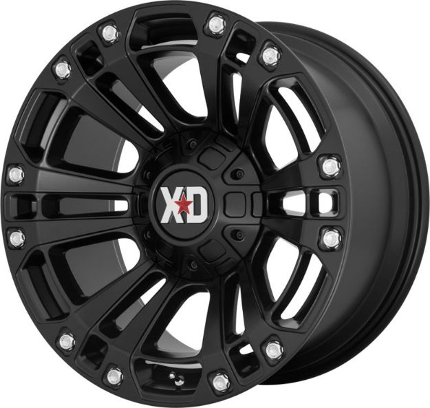 Εικόνα της Alloy wheel XD851 Monster 3 Satin Black  XD Series