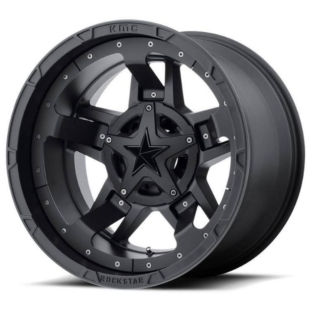 Picture of Alloy Wheel XD827 Rock Star 3 Matte Black XD Series