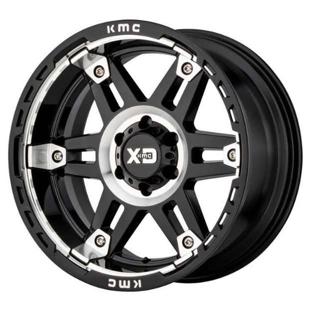 Εικόνα της Alloy Wheel XD840 Spy II Gloss Black Machined XD Series