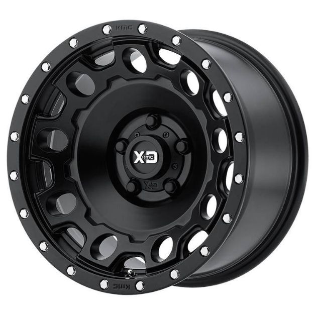Picture of Alloy Wheel XD129 Holeshot Satin Black XD Series