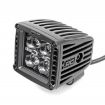Picture of Square Cree LED lights 2" with amber DRL Rough Country Black Series