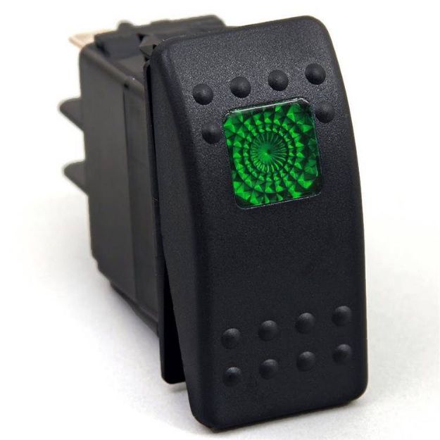 Picture of Rocker switch Daystar green