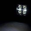 Εικόνα της Square flush mount Cree LED lights 2" white DRL Rough Country Black Series