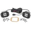 Picture of Square Flush Mount Cree LED Lights 2" Black Series Rough Country