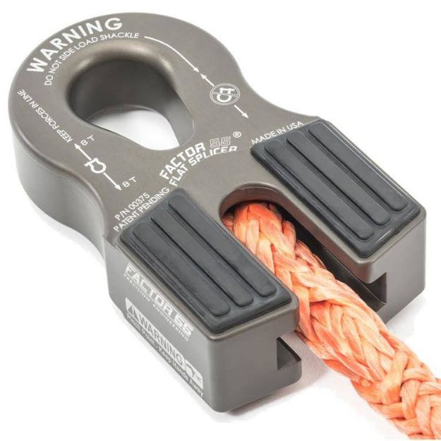 Picture of Flat splicer shackle grey Factor 55
