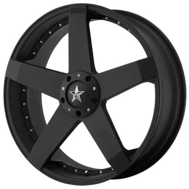Picture of Alloy wheel KM775 Matte Black KMC