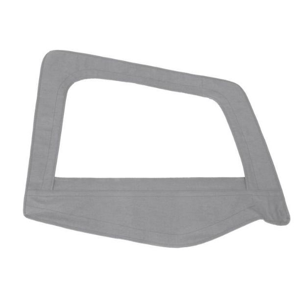 Picture of Replacement Upper Doorskin with Frame Gray Denim Passenger Side Smittybilt