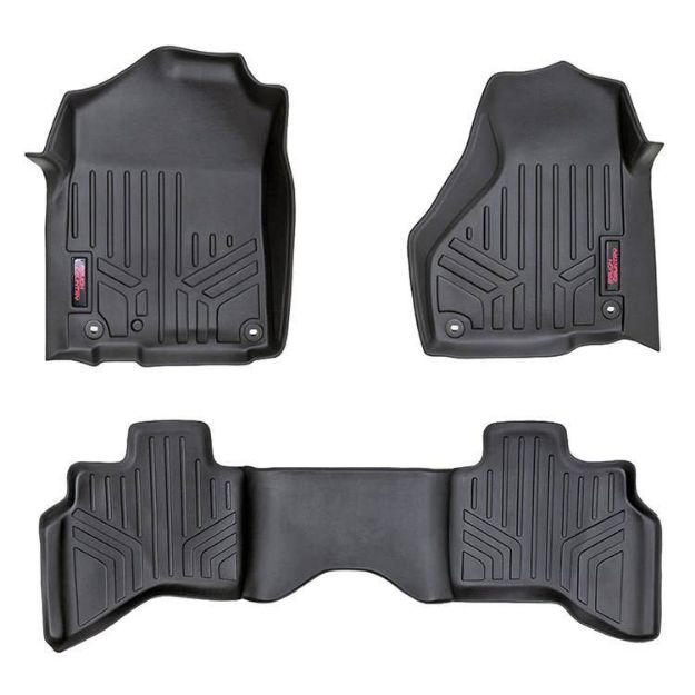 Picture of Heavy duty floor mats FULL lenght console Rough Country