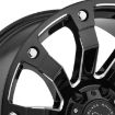 Picture of Alloy wheel Gloss Black Milled Selkirk Black Rhino