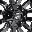 Εικόνα της Alloy wheel D595 Sledge Gloss Black Milled Fuel