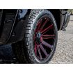 Picture of Alloy wheel D643 Contra Gloss Black/Candy Red Fuel