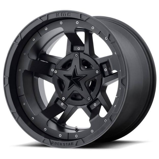 Picture of Alloy Wheel XD827 Rockstar III Matte Black XD Series