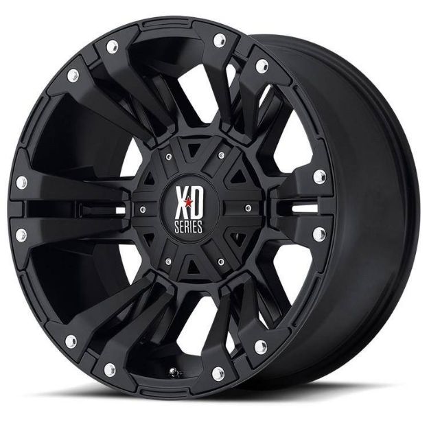 Picture of Alloy wheel XD822 Monster II Matte Black XD Series 