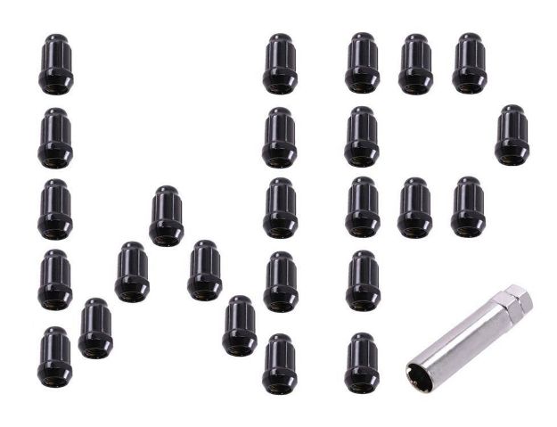 Εικόνα της Anti-theft Lug Nuts 9/16" - 18UNF Kit Wheel Pros 25 pcs (BLACK)