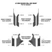 Εικόνα της Roll bar mounting bracket kit SRM Go Rhino