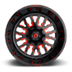 Εικόνα της Alloy wheel D612 Stroke Gloss Black/Red Tinted Clear Fuel