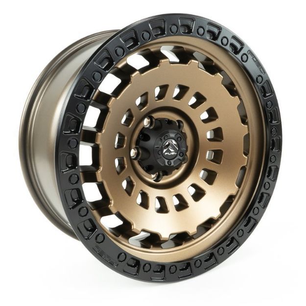 Picture of Alloy wheel D634 Zephyr Matte Bronze/Black Ring Fuel