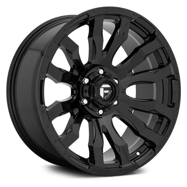 Picture of Alloy wheel D675 Blitz Gloss Black Fuel