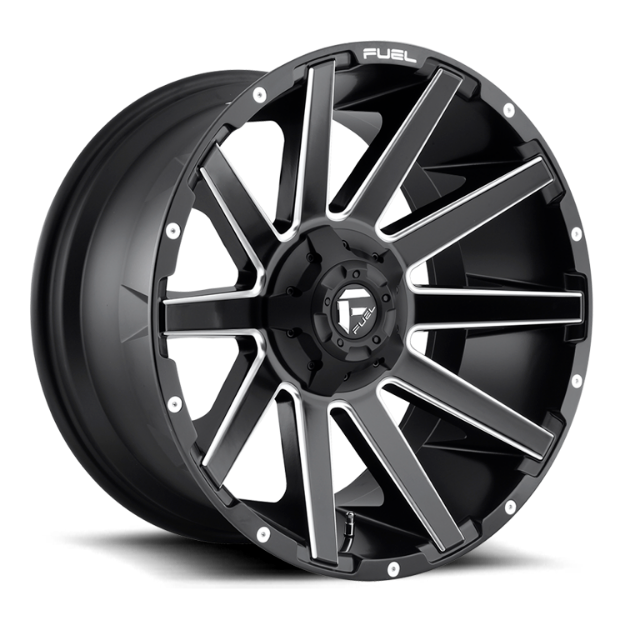 Picture of Alloy wheel D616 Contra Matte Black Milled Fuel