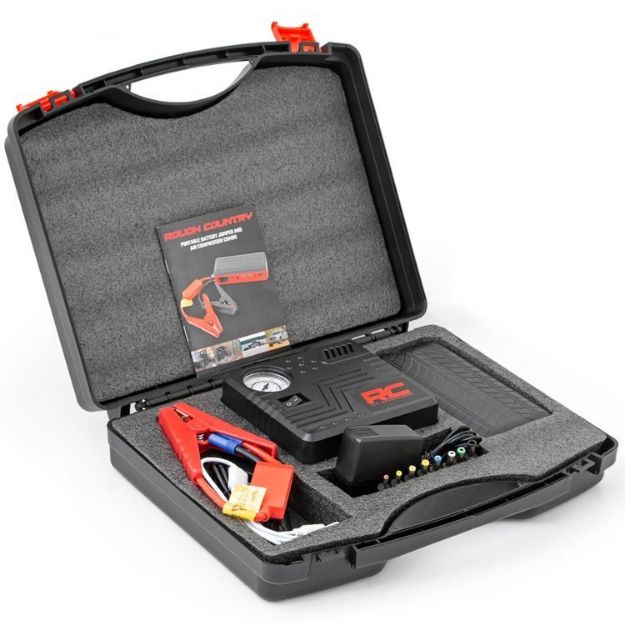 Picture of Portable jump starter w/air compressor Rough Country