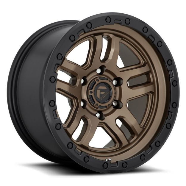 Picture of Alloy wheel D702 Ammo Matte Bronze/Black Bead Ring Fuel