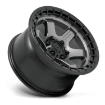Picture of Alloy wheel D752 Block Matte Gunmetal/Black Ring Fuel