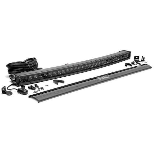 Picture of LED light bar 30" curved Rough Country Black Series