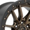 Εικόνα της Alloy wheel D681 Rebel 6 Matte Bronze Black Bead Ring Fuel