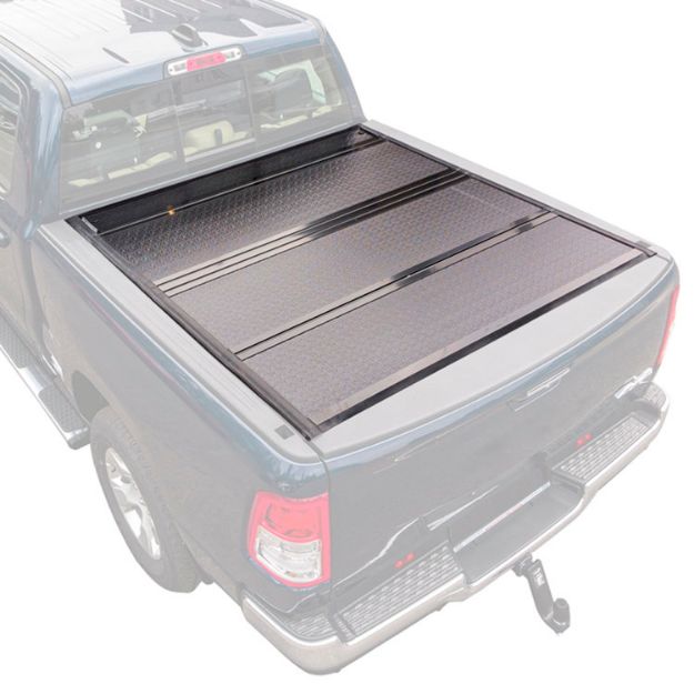 Εικόνα της Hard tri-fold bed cover low profile OFD Double Cab