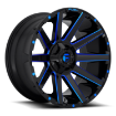 Εικόνα της Alloy wheel D644 Contra Gloss Black/Blue Tinted Clear Fuel