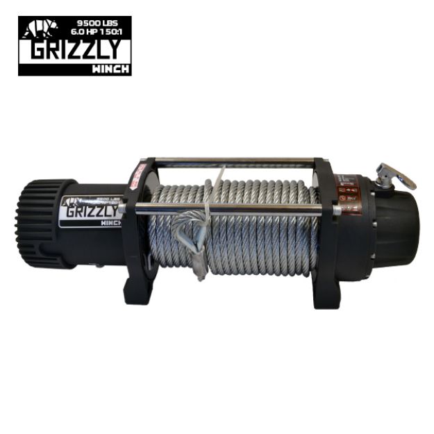Picture of Grizzly Winch 9500Lbs wire rope