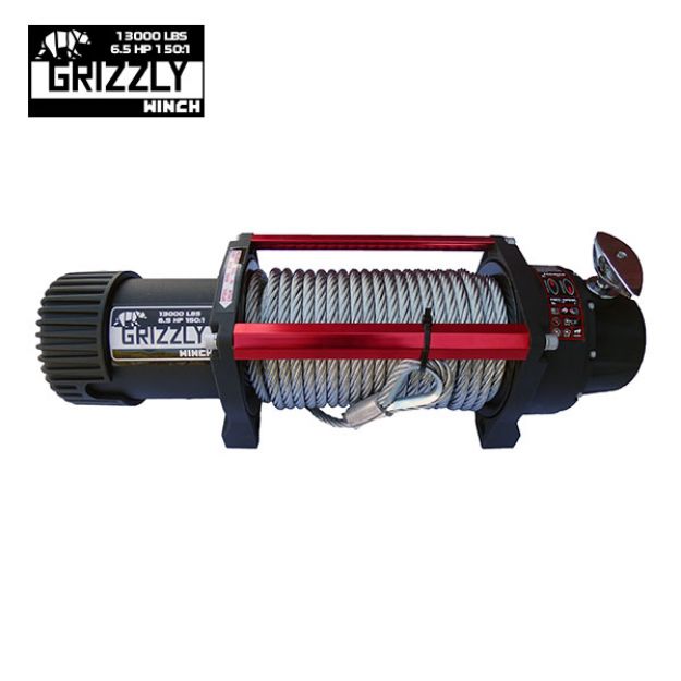 Picture of Grizzly Winch 13000lbs wire rope