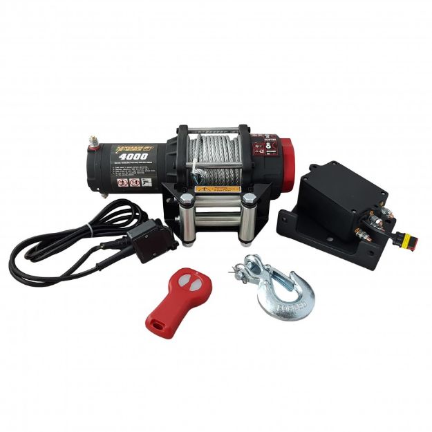 Picture of Kangaroo winch K4000 12V with remote controller 