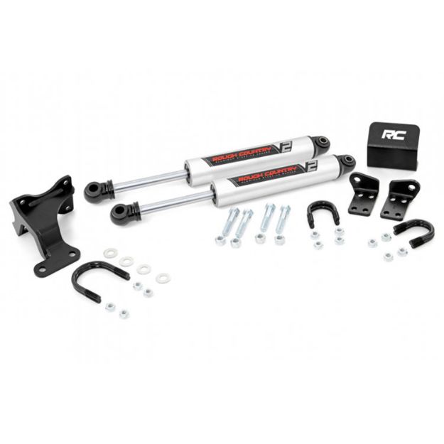 Picture of Dual steering stabilizer Rough Country V2 Lift 2-8"