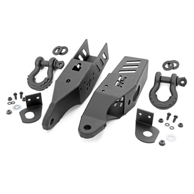 Picture of Tow hook brackets with D-rings Rough Country