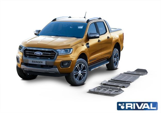 Picture of RIVAL 4MM ALUMINUM UNDERBODY ARMOR FOR FORD RANGER 2012+