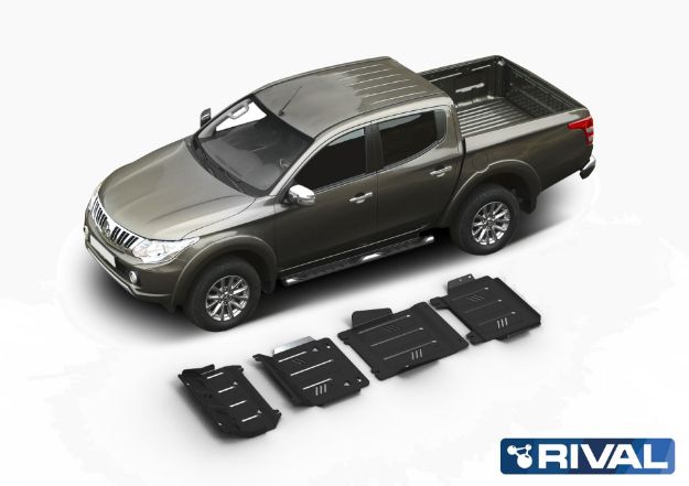 Picture of RIVAL 3MM STEEL UNDERBODY ARMOR FOR MITSUBISHI L200 2015+  