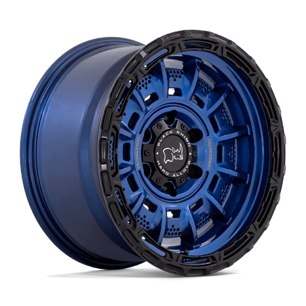 Εικόνα της Alloy wheel Cobalt Blue W/ Black LIP Legion Black Rhino