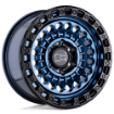 Picture of Alloy wheel Cobalt Blue W/ Black Ring Sentinel Black Rhino