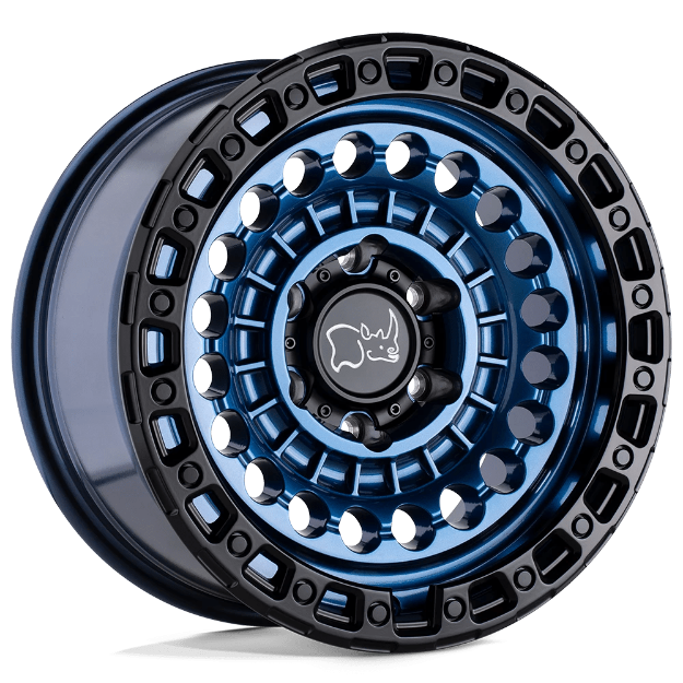 Εικόνα της Alloy wheel Cobalt Blue W/ Black Ring Sentinel Black Rhino