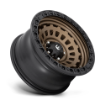 Picture of Alloy wheel D634 Zephyr Matte Bronze Black Bead Ring Fuel