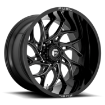 Εικόνα της Alloy wheel D741 Runner Gloss Black Milled Fuel