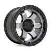 Εικόνα της Alloy wheel D752 Block Matte Gunmetal W/ Black Ring Fuel