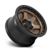 Picture of Alloy wheel D751 Block Matte Bronze W/ Black Ring Fuel