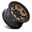 Εικόνα της Alloy wheel D751 Block Matte Bronze W/ Black Ring Fuel