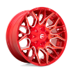 Picture of Alloy wheel D771 Twitch Candy RED Milled Fuel
