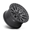 Picture of Alloy wheel D680 Rebel Matte GUN Metal Black Bead Ring Fuel