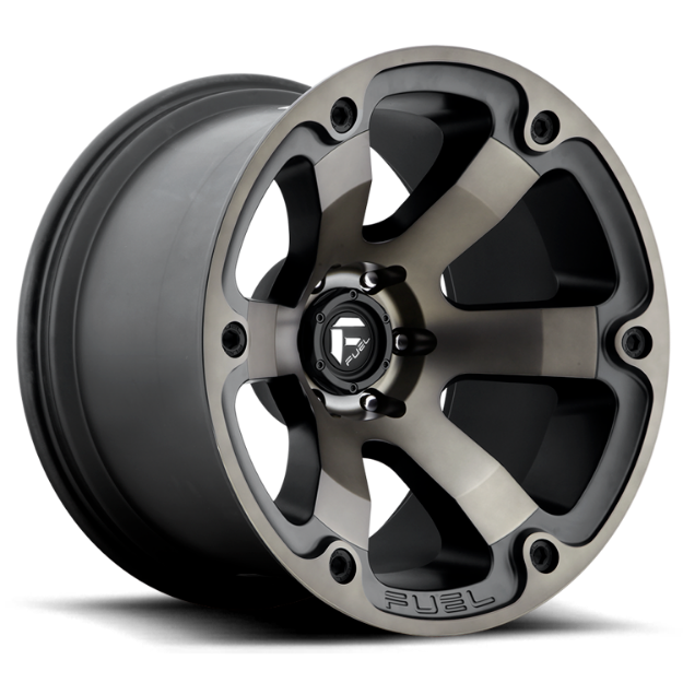 Picture of Alloy wheel D564 Beast Matte Black Double Dark Tint Fuel